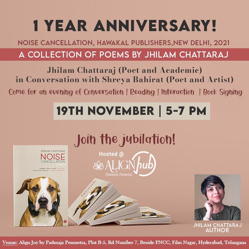 anniversary celebration of ‘Noise Cancellation’ Hawakal Publishers, A collection of Poems by Jhilam Chattaraj